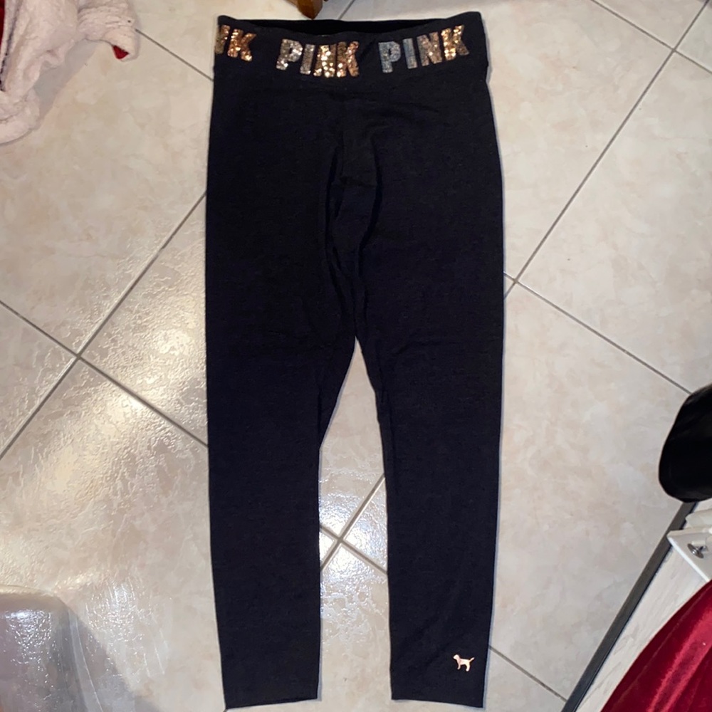 VS PINK black leggings size L